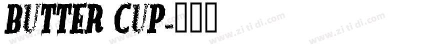 butter cup字体转换